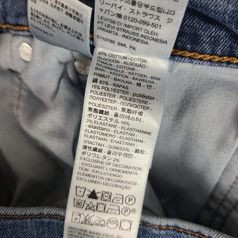 Levi's 506 Jeans Mens 34x32 Blue Straight Medium Wash Denim‎